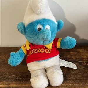 Smurf stuffie from 1982